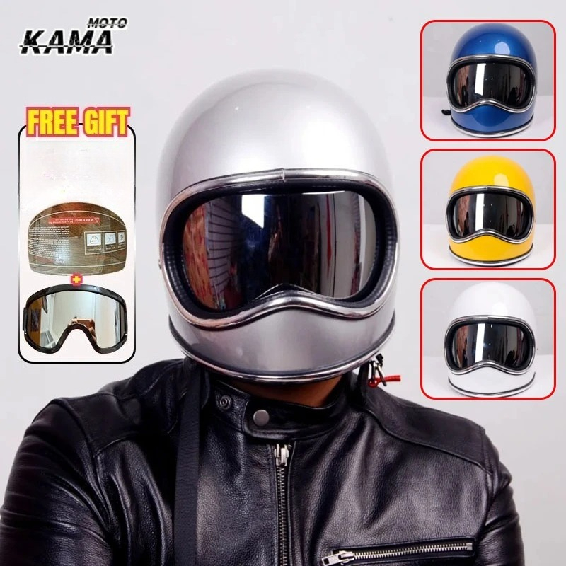 Motorcycle Gear Japan - HOT Motorhelm Glasvezel Shell Moto Helm