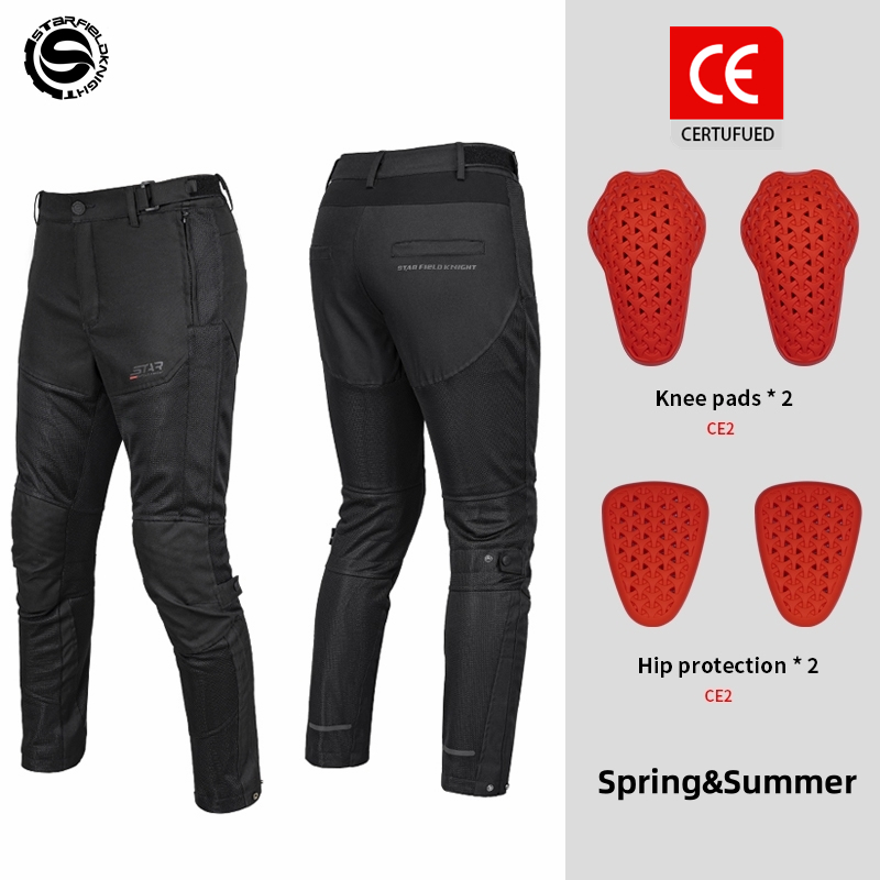 Motorcycle Gear Mesh - Star Field Knight Nieuwe Motorrijdende Herenbroek