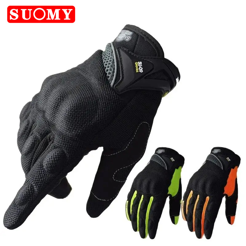 Motorcycle Gear Gloves - SUOMY Ademende race-motorhandschoenen met volledige vingers