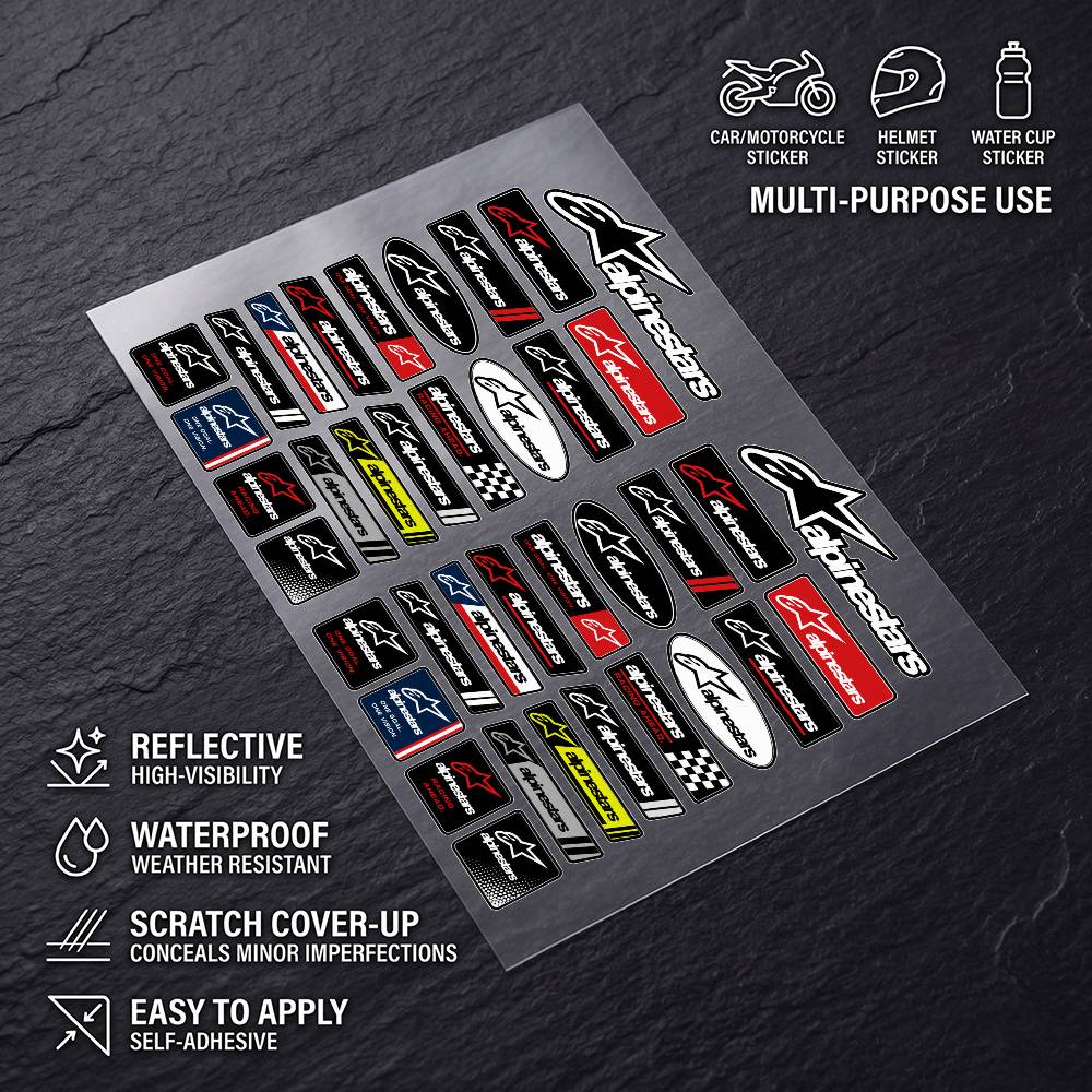 Motorcycle Gear Alpine - A-aLpInE sTaRs-S Mode Universele Krasbestendige Reflecterende