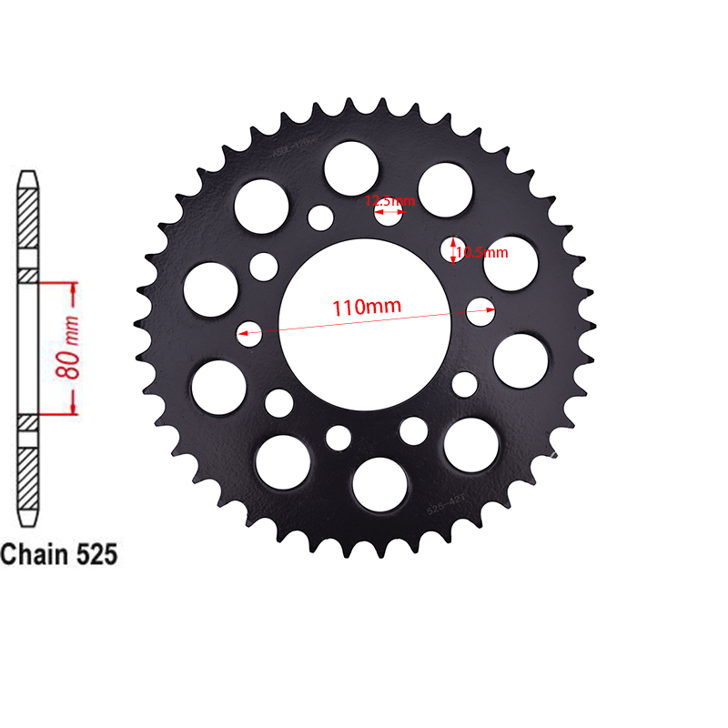Motorcycle Gear Japan - Motorfiets 525 Ketting 16 T Voor