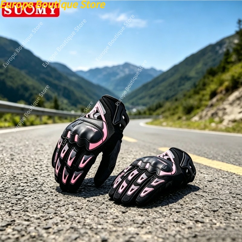 Motorcycle Gear Gloves - Zomer dunne mesh ademende race-offroad motorhandschoenen