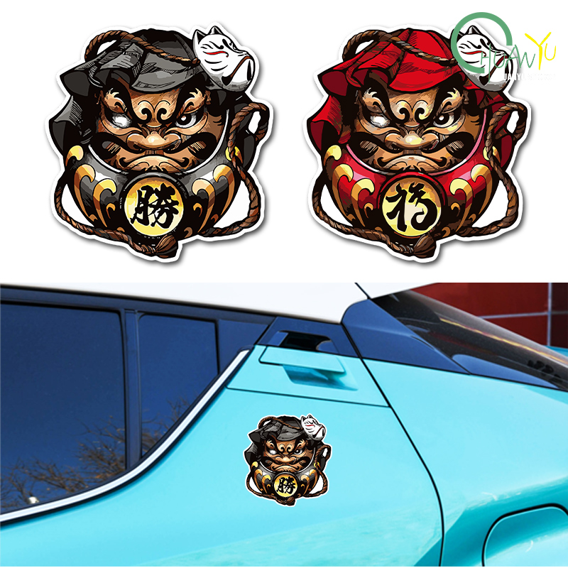 Motorcycle Gear Japan - Reflecterende Japan Daruma Jdm Auto Styling