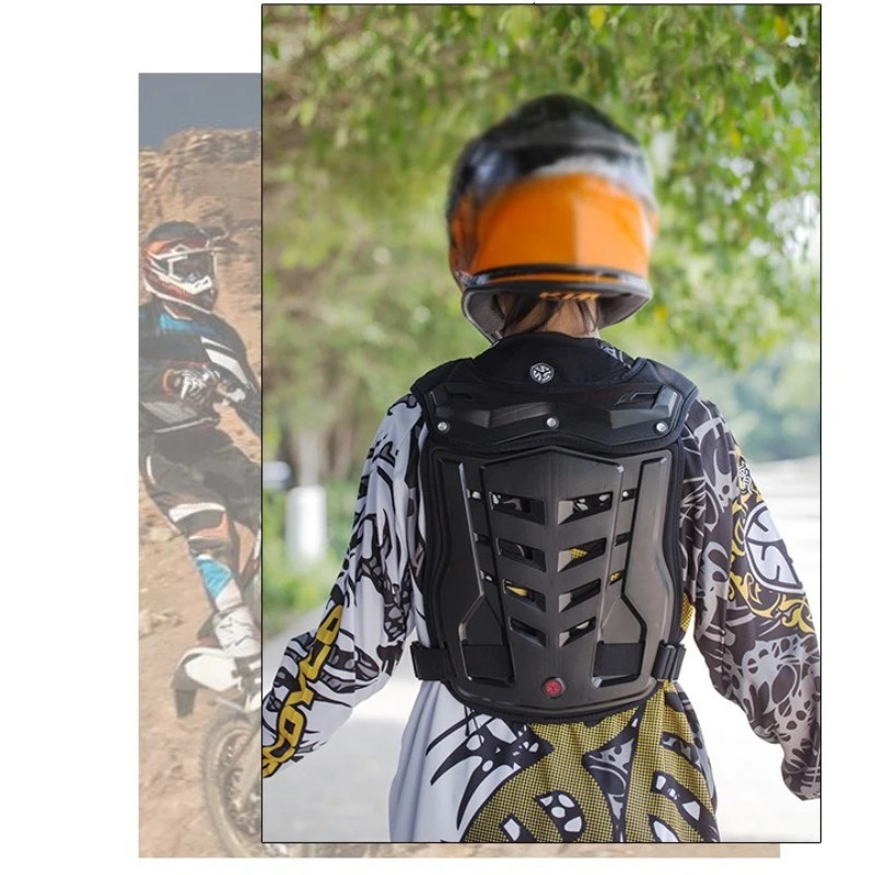 Motorcycle Gear Vest - Motorpantser Borstbescherming en rugbeschermer Offroad Racing