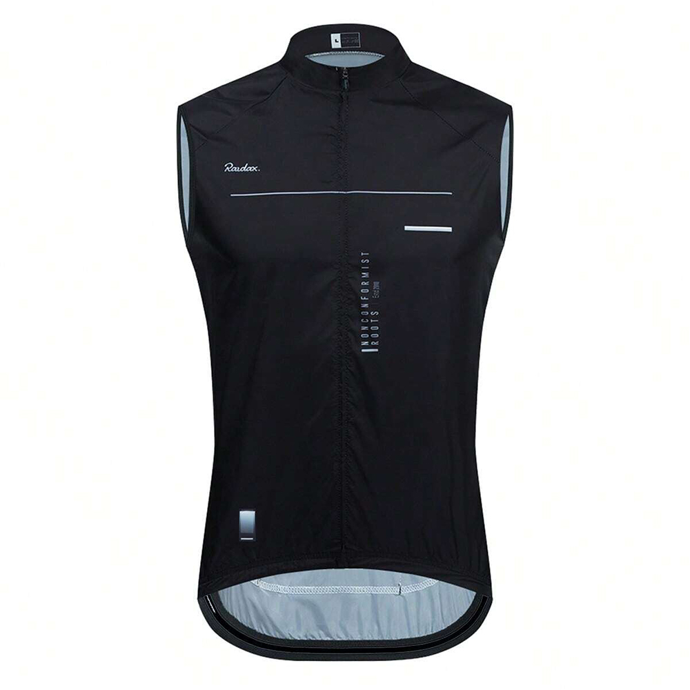 Motorcycle Gear Vest - Zwart mouwloos mesh wielertrui winddicht ademend