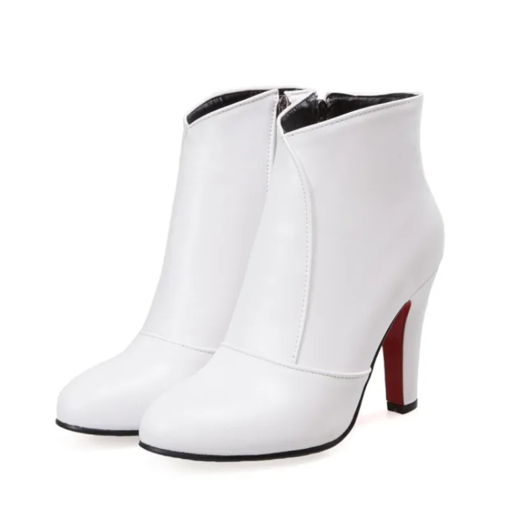 Riding Boot Short - Botas De Mujer Ronde Neus Enkellaarsjes