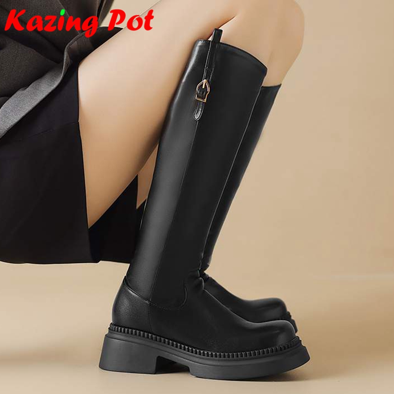 Riding Boot Short - Microfiber Ronde Teen Maat 33-maat 43