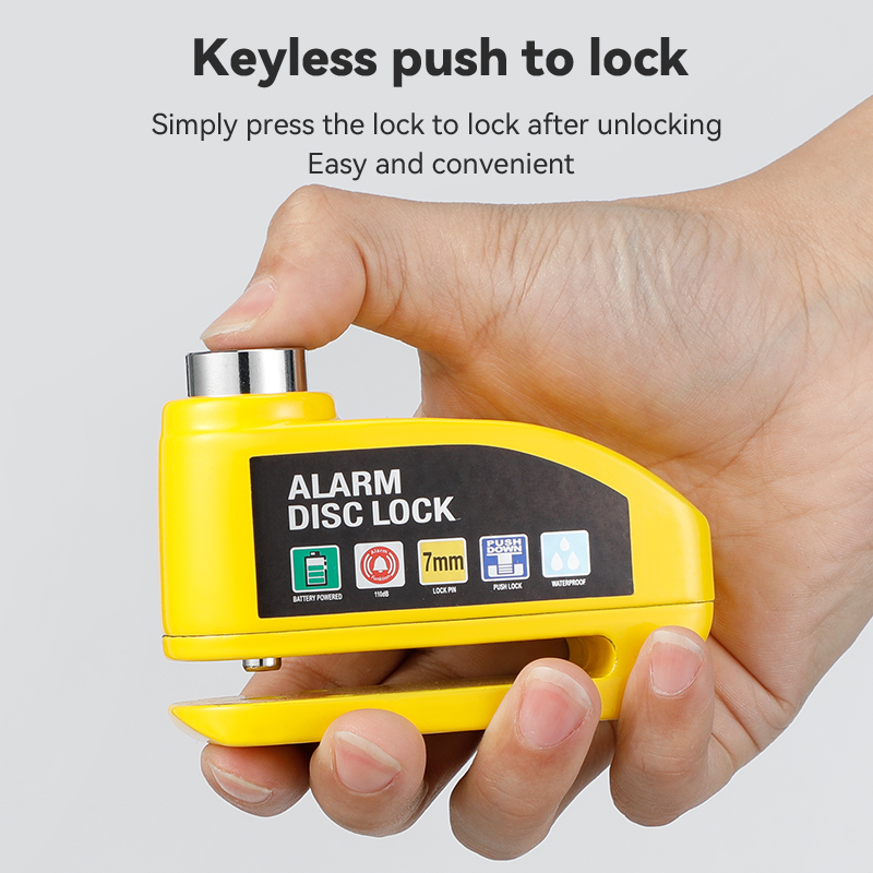 Disc Lock Brake - Motoralarmslot Wiel Schijfrem met sleutel Motor