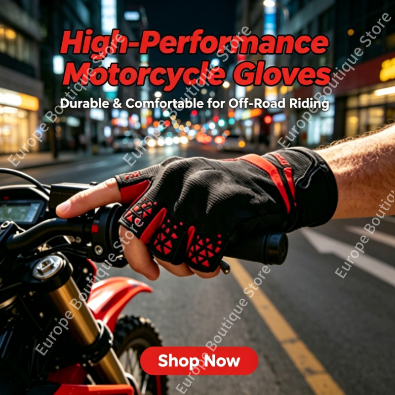 Motorcycle Gear Gloves - 2026 NIEUWE Heren Dames Zomer Halfvinger