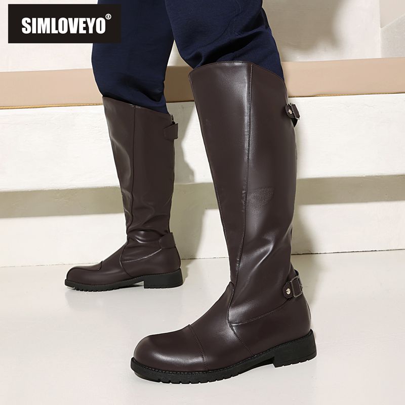 Riding Boot Short - SIMLOVEYO 2025 Casual heren Kniehoge Schoenen