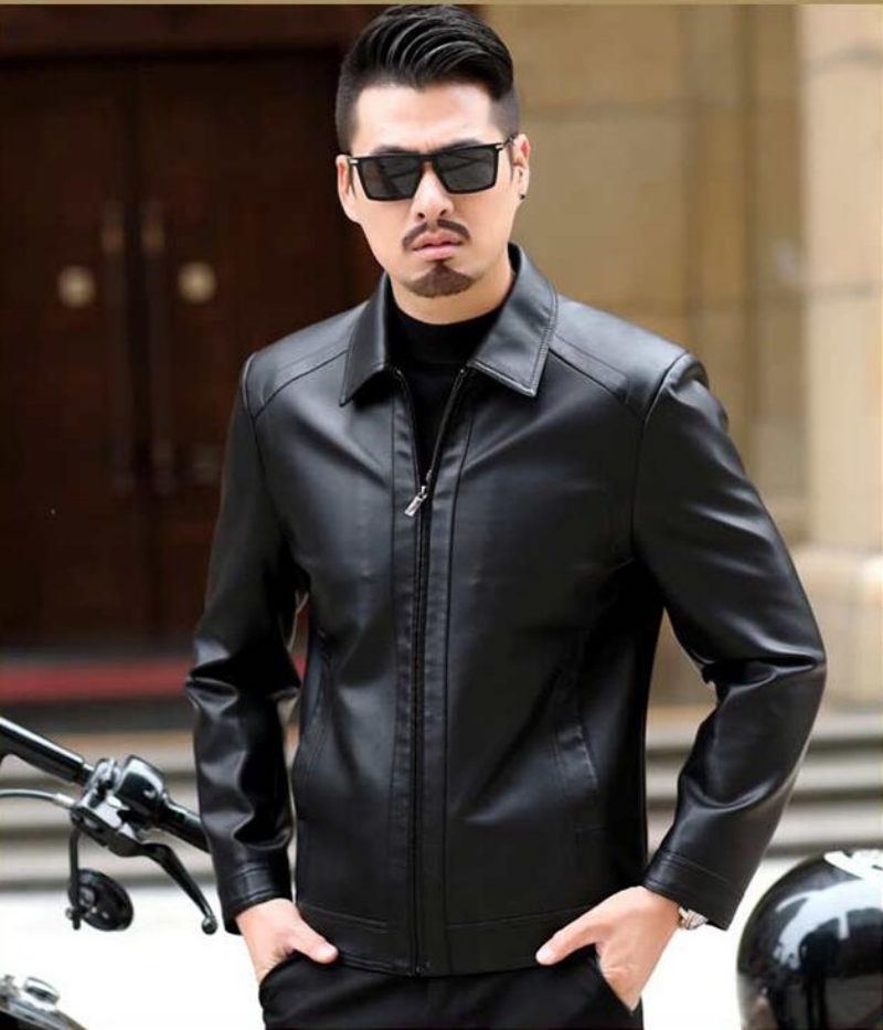 Riding Jacket Leather - Heren Leren Jas Man Echte Leren
