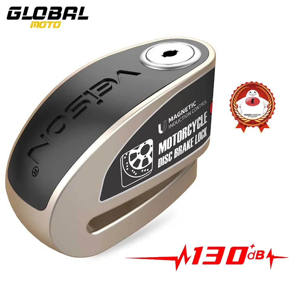 Disc Lock Brake - Waterdicht motorfiets alarmslot fiets schijfslot waarschuwing