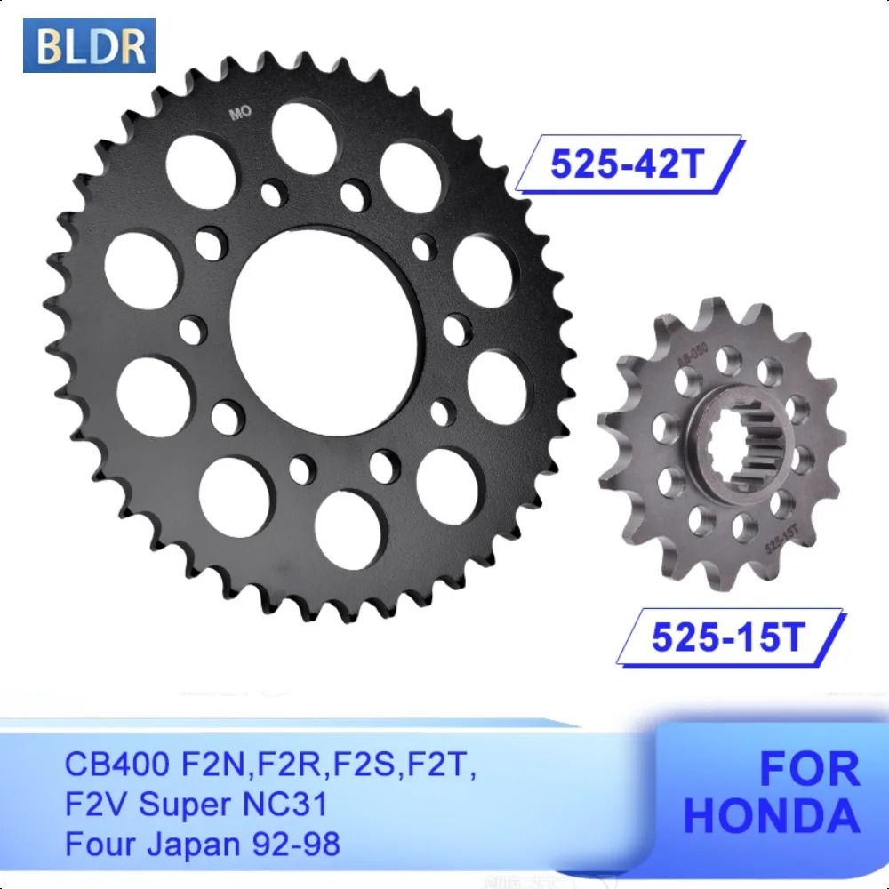 Motorcycle Gear Japan - 525 15T 42T Voor Achter Tandwiel