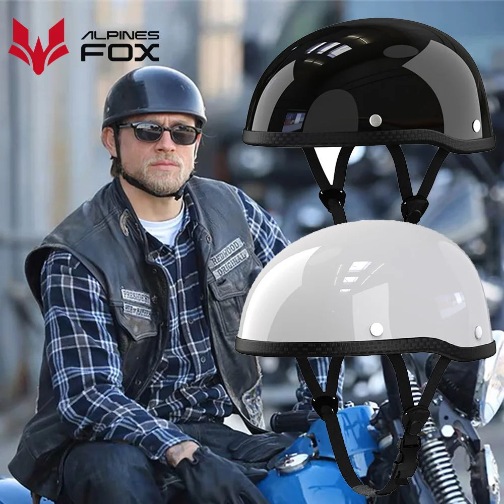 Half Face Motorhelm Vintage Ca - Motorcycle Gear Alpine recensie en prijs