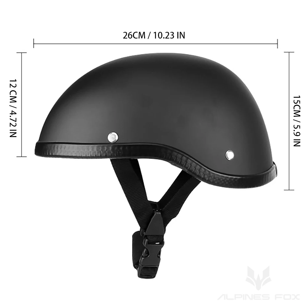 Half Face Motorhelm Vintage Ca - Motorcycle Gear Alpine recensie en prijs