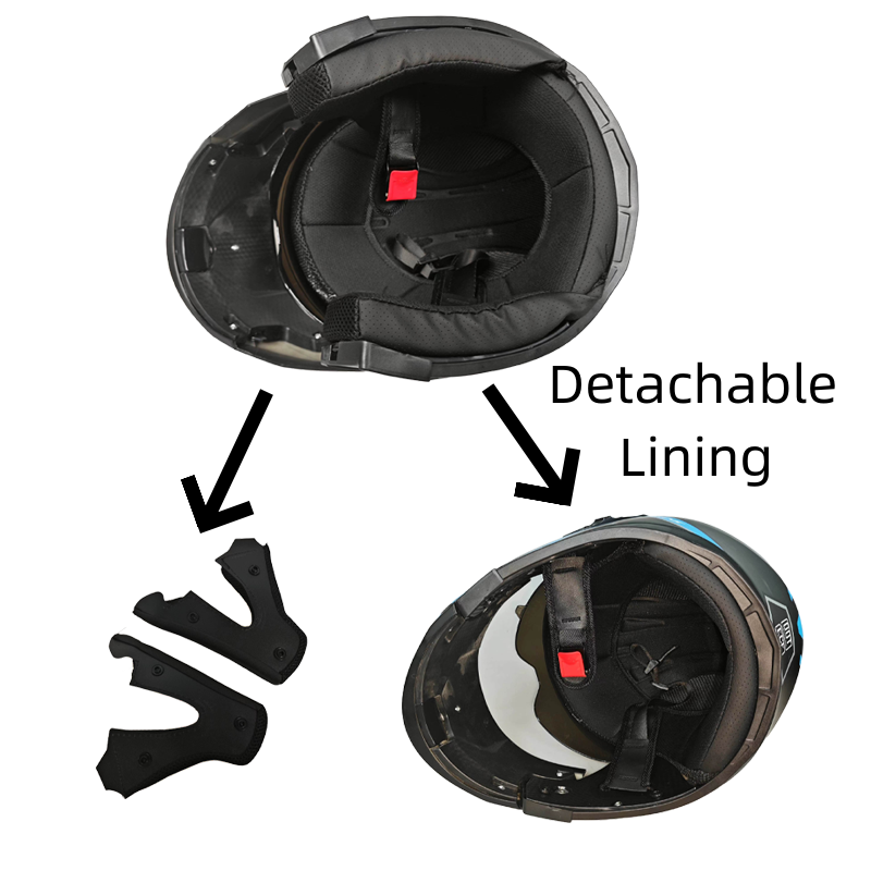 Opklapbare motorhelm met afnee - Motorcycle Gear Gloves recensie en prijs