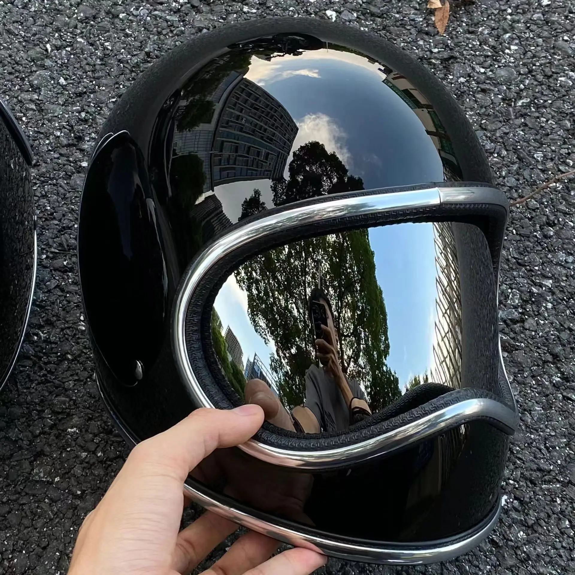 HOT Motorhelm Glasvezel Shell  - Motorcycle Gear Japan recensie en prijs