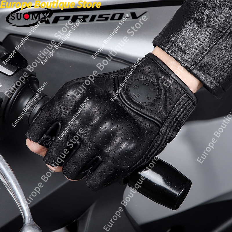 Retro motorhandschoenen met ha - Motorcycle Gear Gloves recensie en prijs