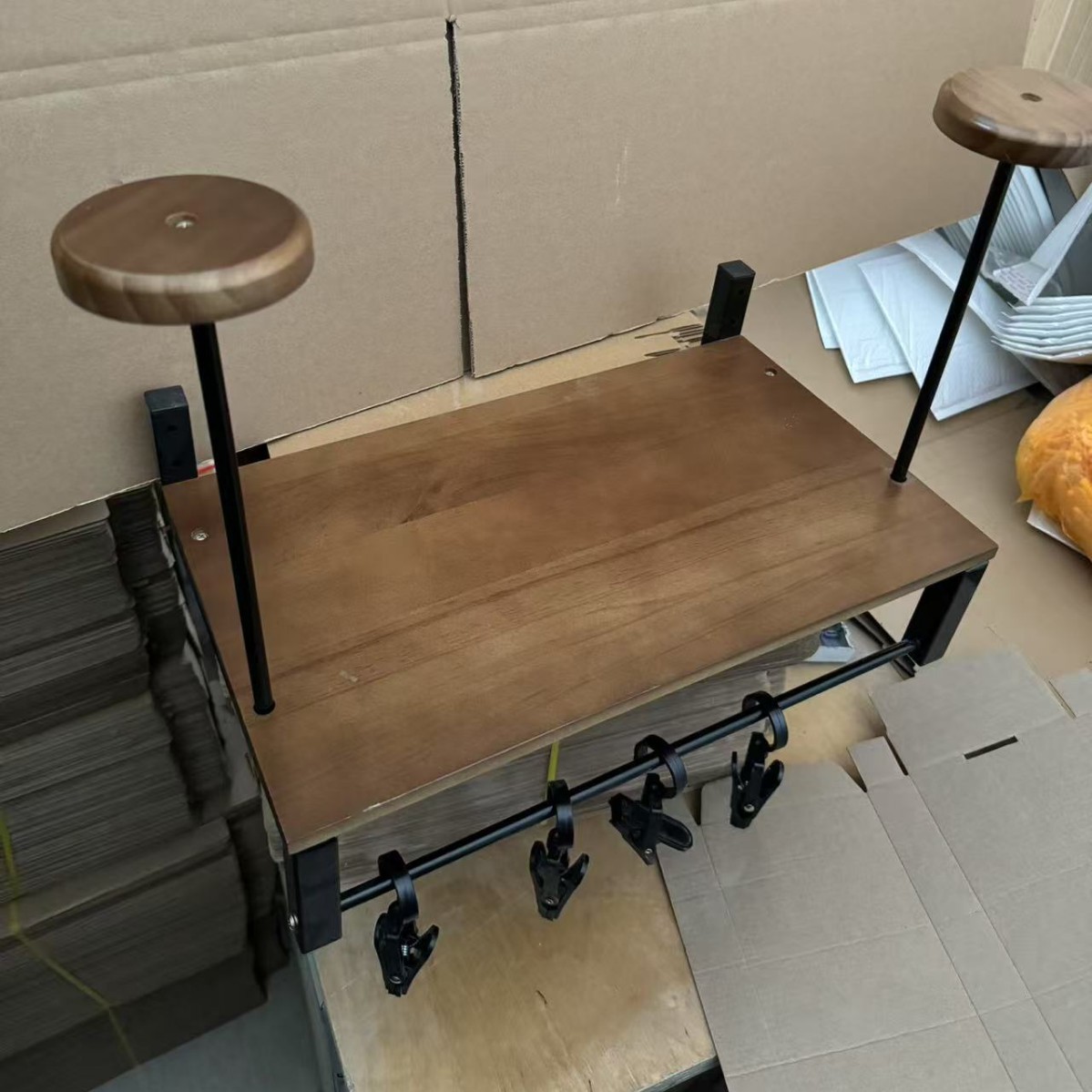 Rustieke fietsuitrusting wandd - Motorcycle Gear Display Rack recensie en prijs