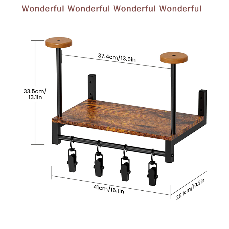 Rustieke fietsuitrusting wandd - Motorcycle Gear Display Rack recensie en prijs