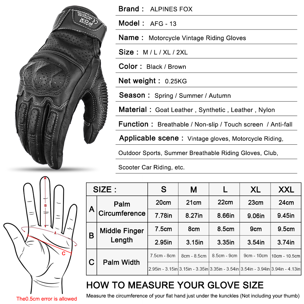 Vintage Motorhandschoenen Echt - Motorcycle Gear Alpine recensie en prijs