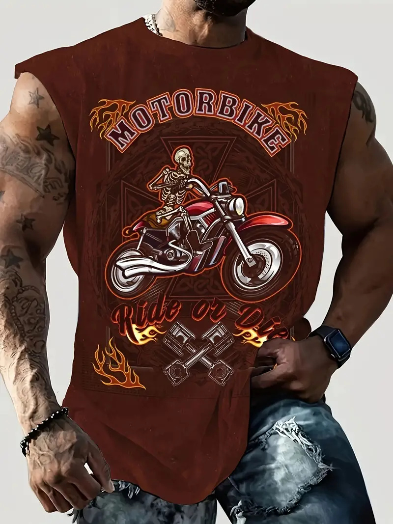 Zomer Nieuwe Heren Vest T-Shir - Motorcycle Gear Vest recensie en prijs