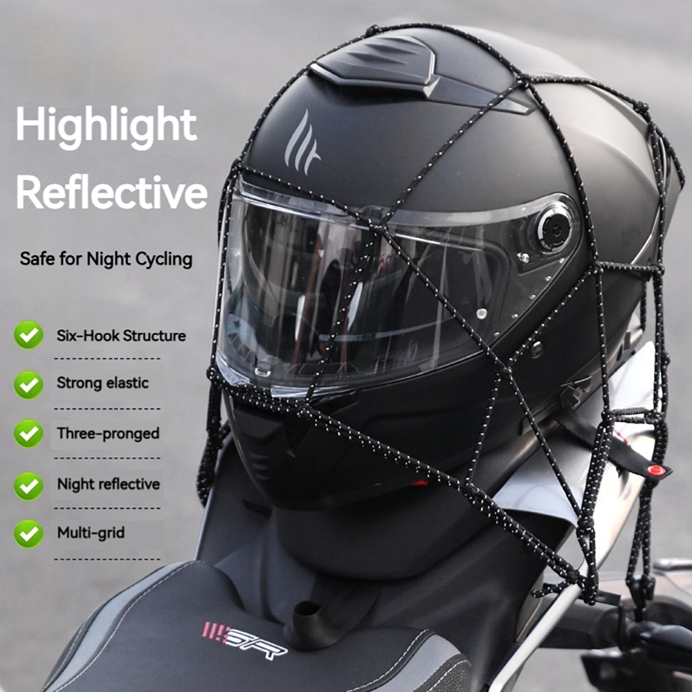 6-haken bagagenet beschermende - Motorcycle Gear Mesh recensie en prijs