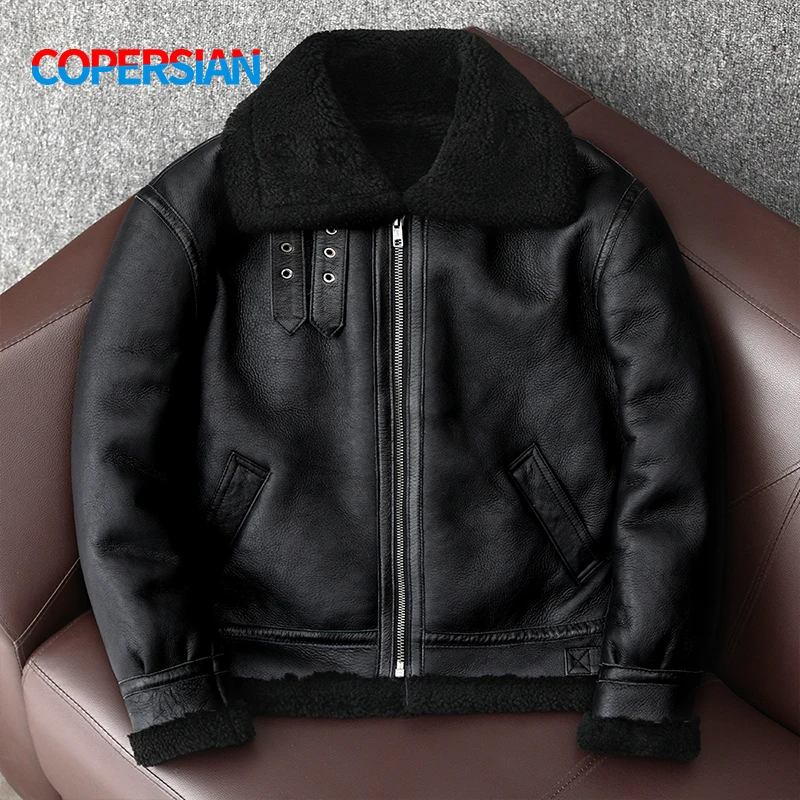 2024 Nieuwe Dikke Schapenwol O - Riding Jacket Leather recensie en prijs