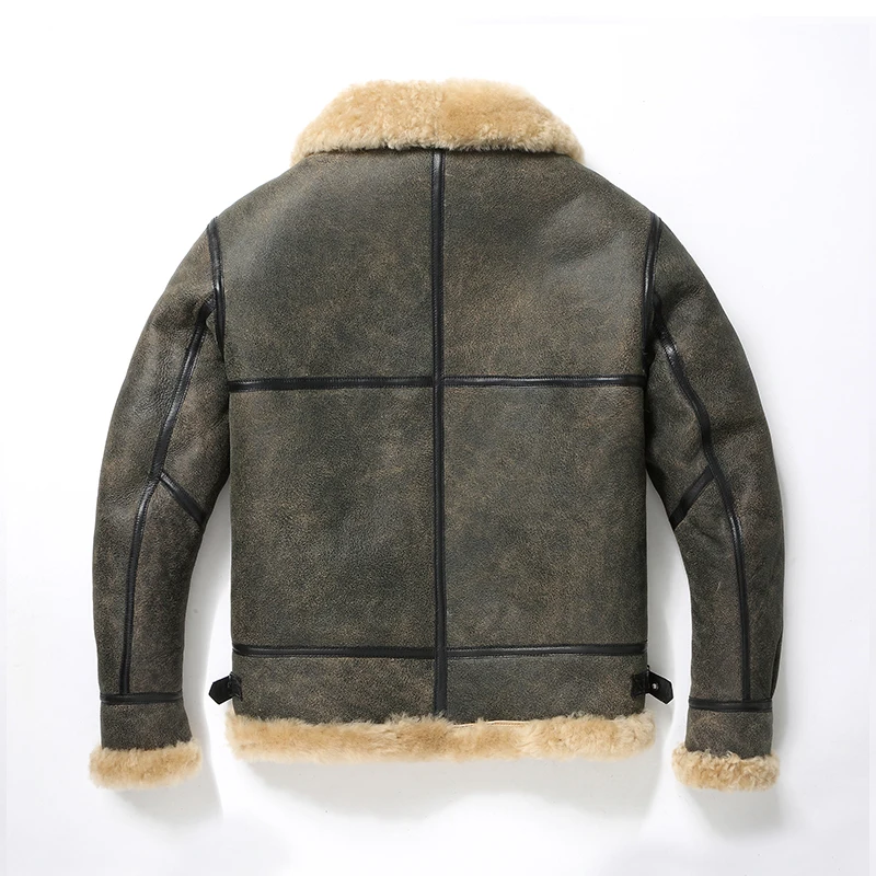 2024 Nieuwe Dikke Schapenwol O - Riding Jacket Leather recensie en prijs