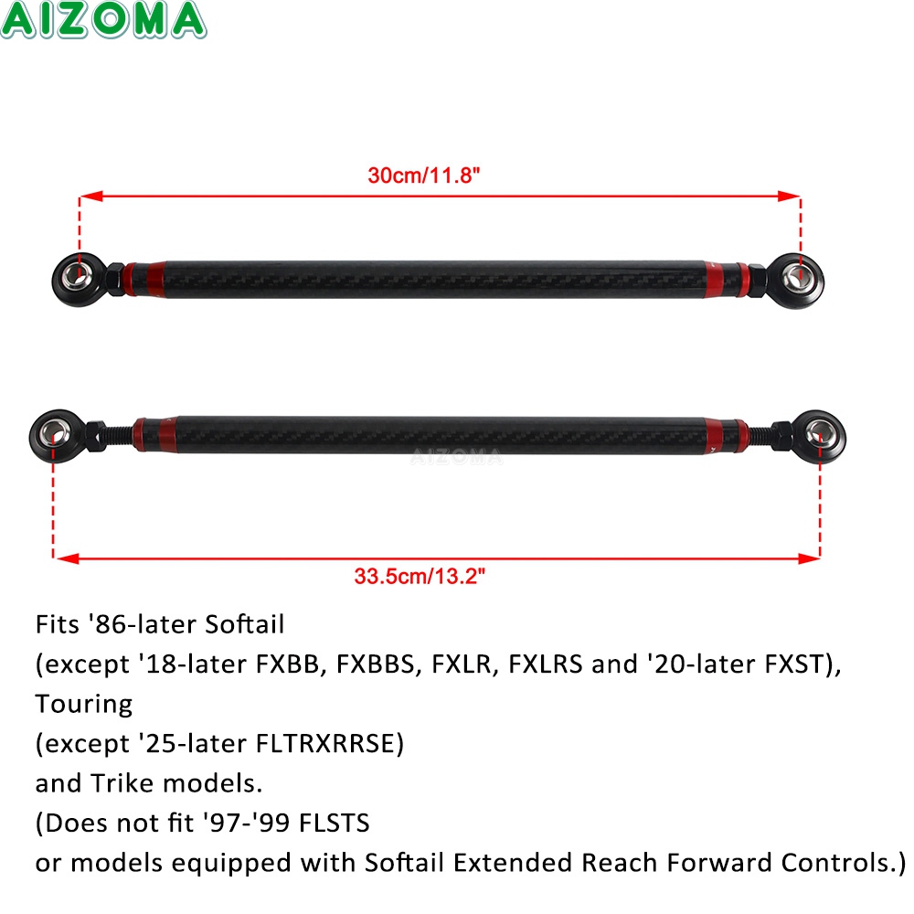 300mm-335mm Motorfiets Versnel - Motorcycle Gear Linkage Rod recensie en prijs