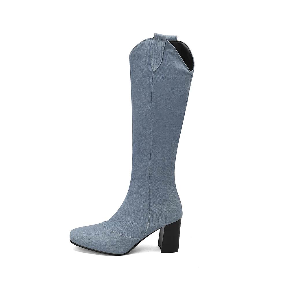 Nieuwe Winter Zwart Blauw Vrou - Riding Boot Short recensie en prijs