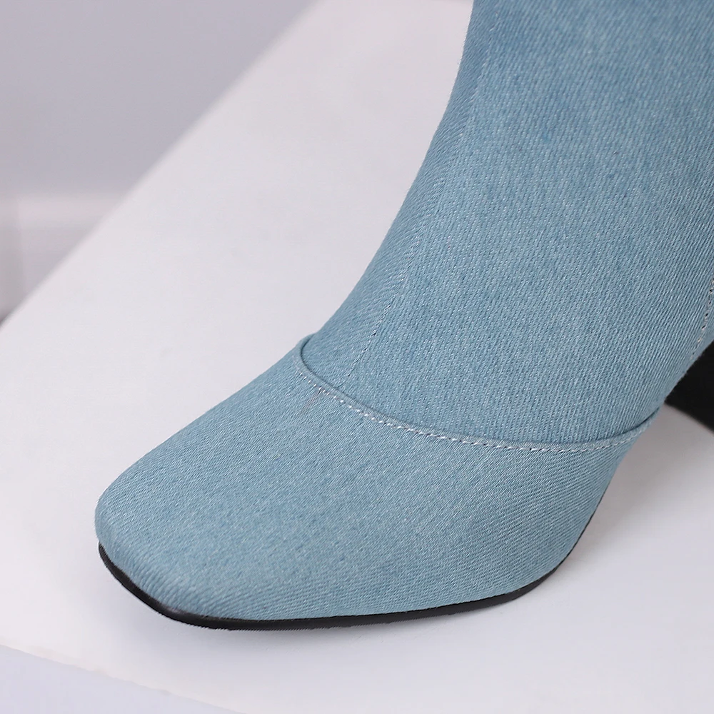 Nieuwe Winter Zwart Blauw Vrou - Riding Boot Short recensie en prijs