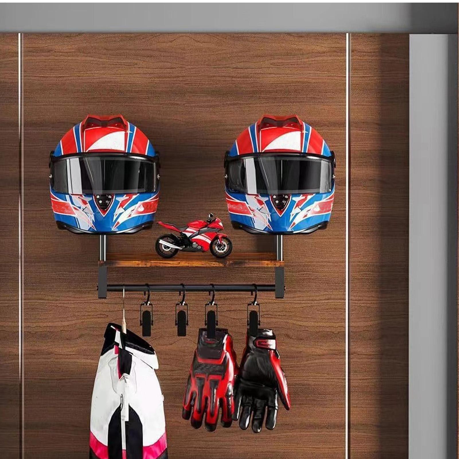 Houten motorhelm displayrek wa - Motorcycle Gear Display Rack recensie en prijs