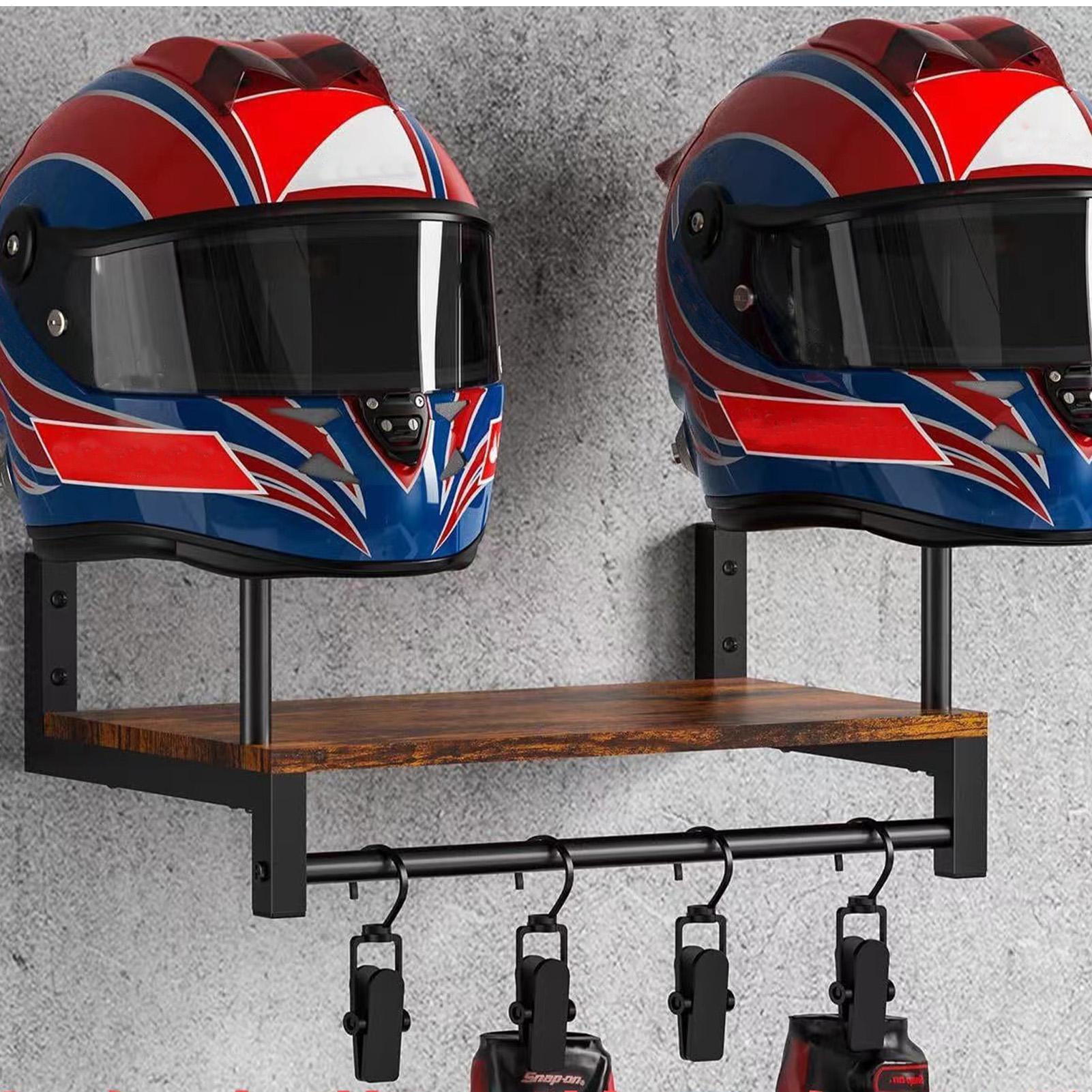 Houten motorhelm displayrek wa - Motorcycle Gear Display Rack recensie en prijs