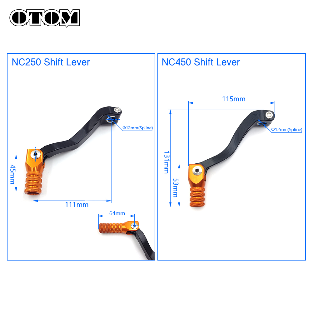 Otom Vouwen Aluminium Versnell - Motorcycle Gear Lever Extender recensie en prijs