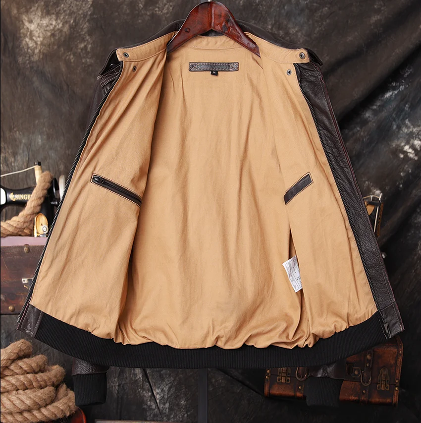 Bomber A2 Pilot Echt Leren Jas - Riding Jacket Leather recensie en prijs