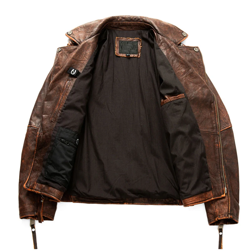 Heren natuurlijk leer motorjas - Riding Jacket Leather recensie en prijs