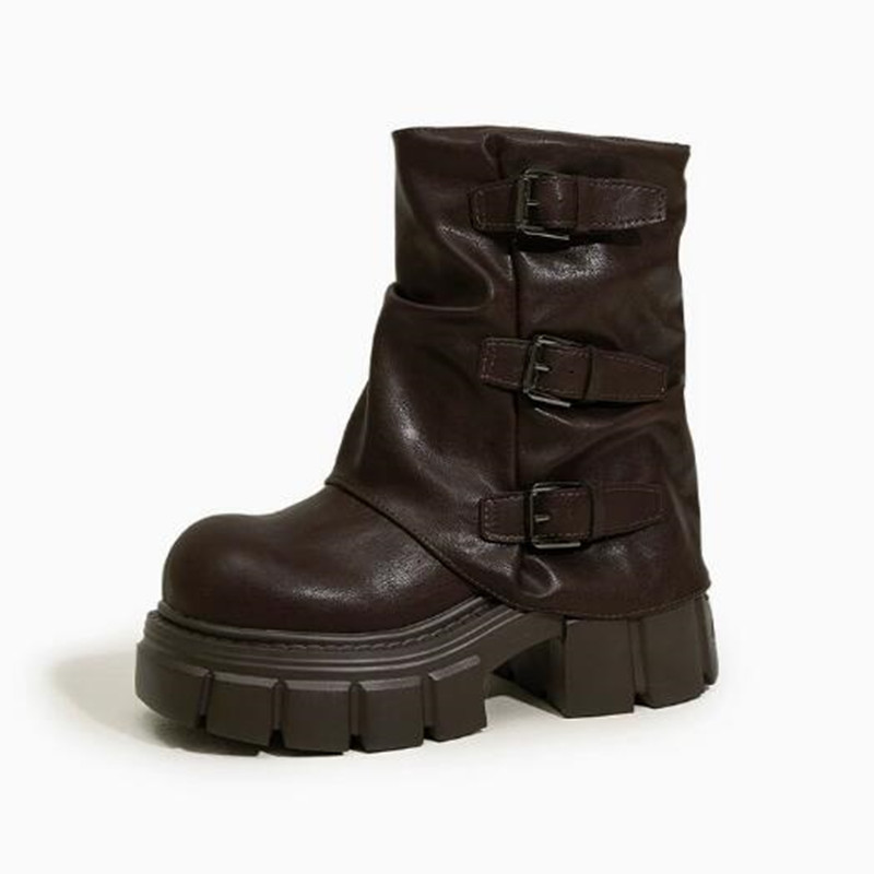9cm 2026 Dames Platform Enkell - Riding Boot Short recensie en prijs