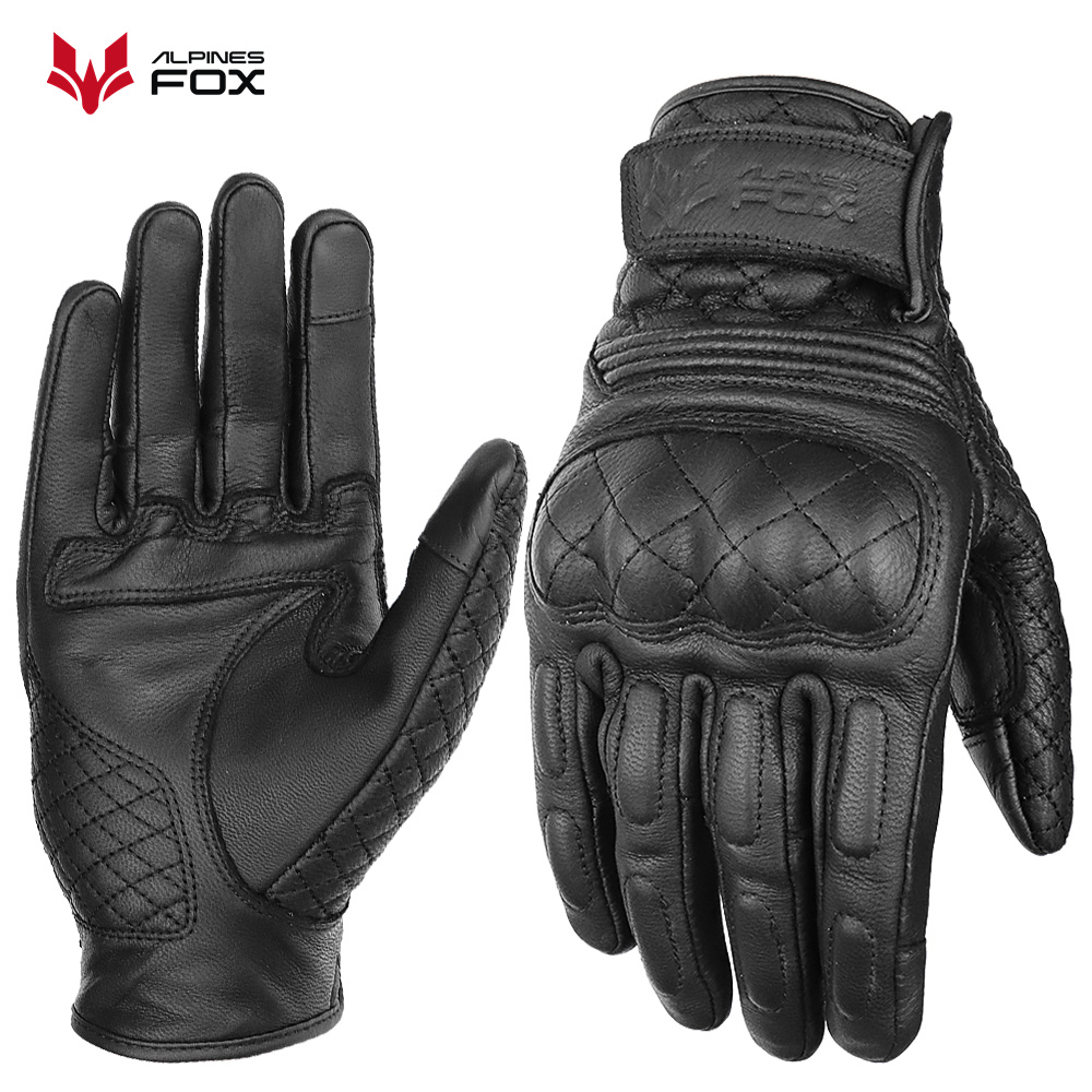 Retro Motorhandschoenen Echt L - Motorcycle Gear Alpine recensie en prijs