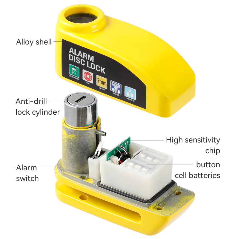 Motoralarmslot Wiel Schijfrem  - Disc Lock Brake recensie en prijs