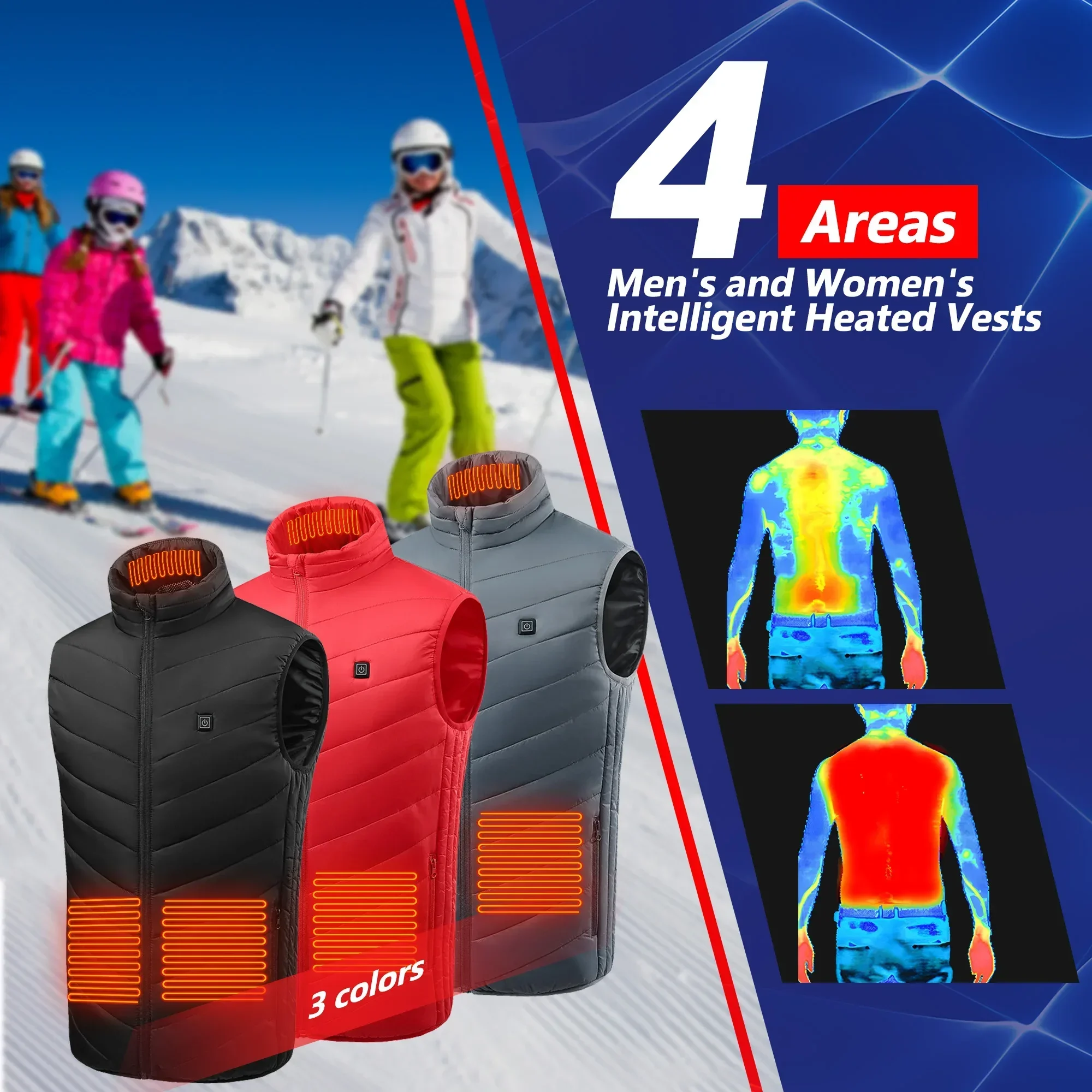 21-verwarmd vest Elektrisch ve - Motorcycle Gear Vest recensie en prijs