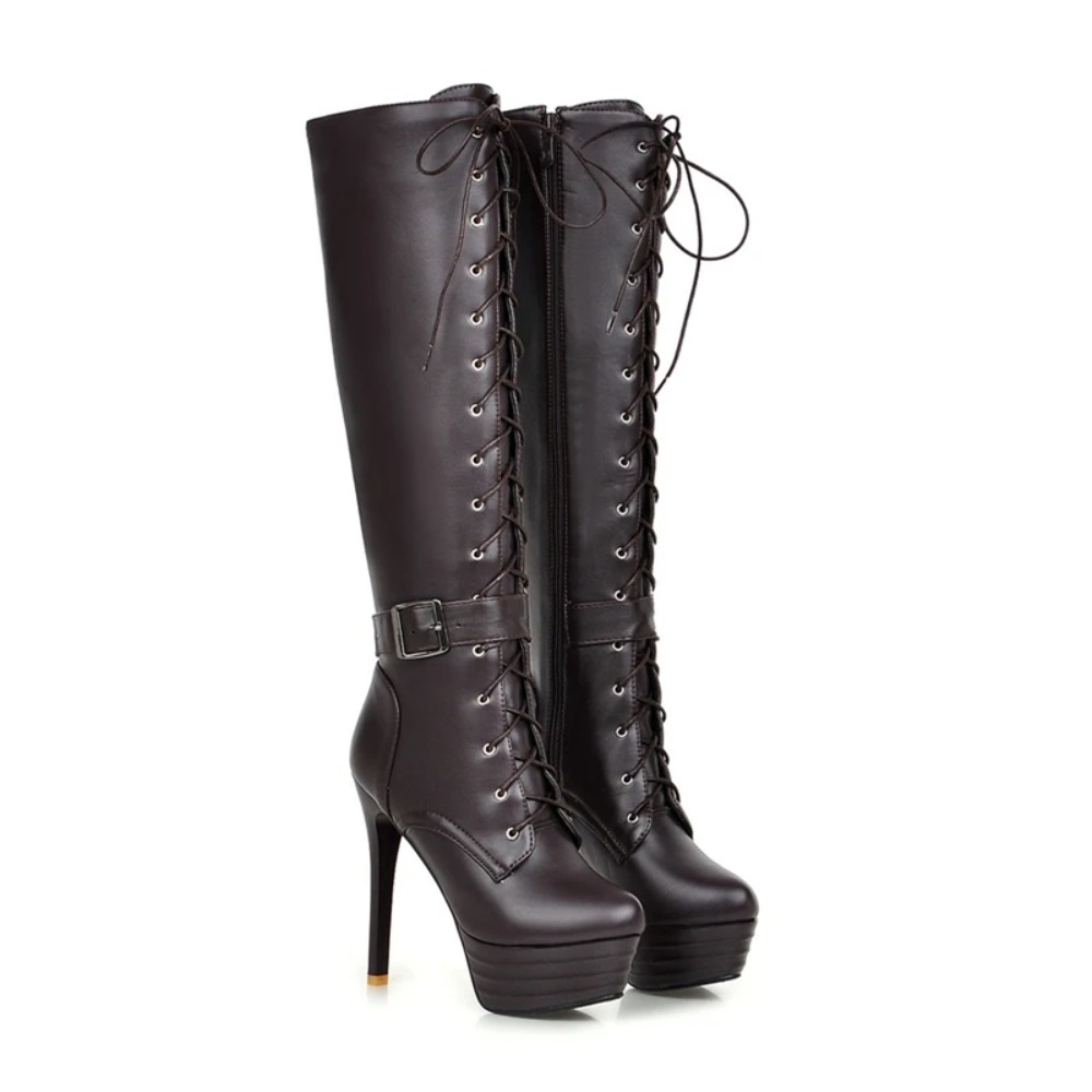 Knie Hoge Laarzen Dames Botas  - Riding Boot Short recensie en prijs