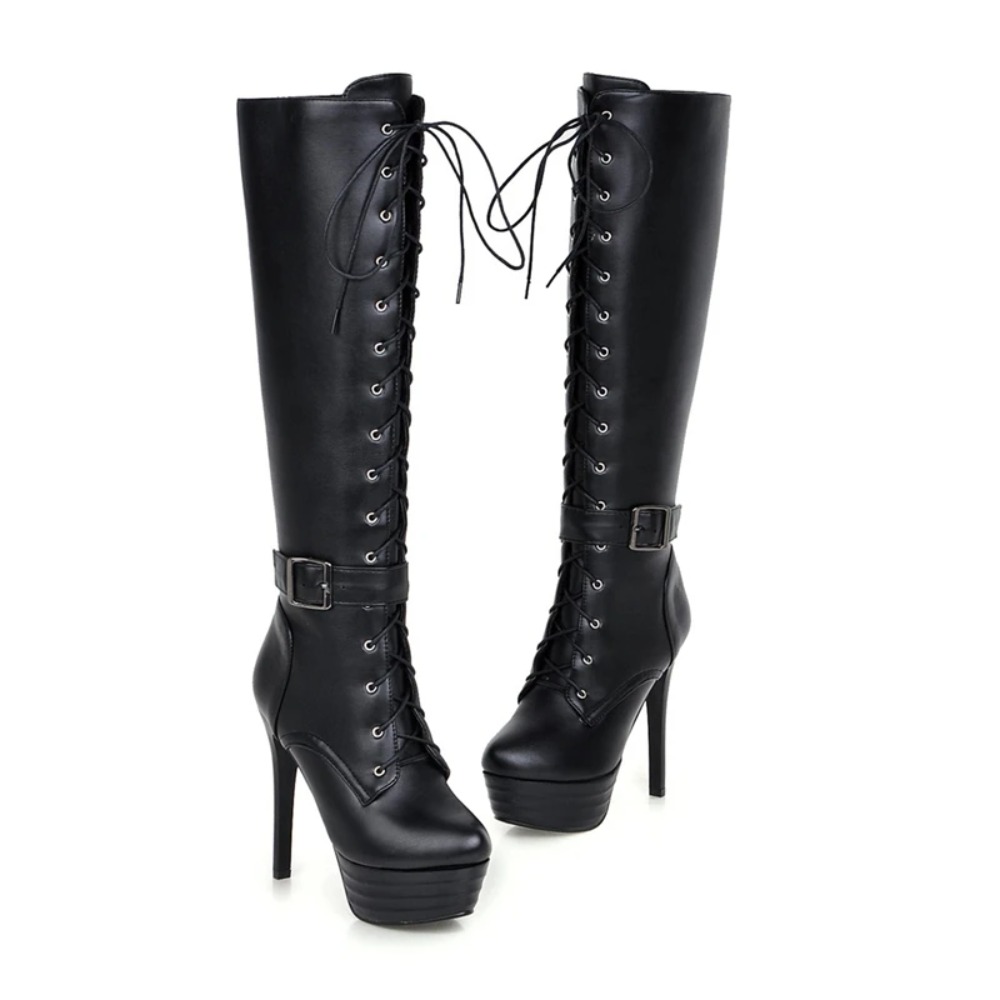 Knie Hoge Laarzen Dames Botas  - Riding Boot Short recensie en prijs
