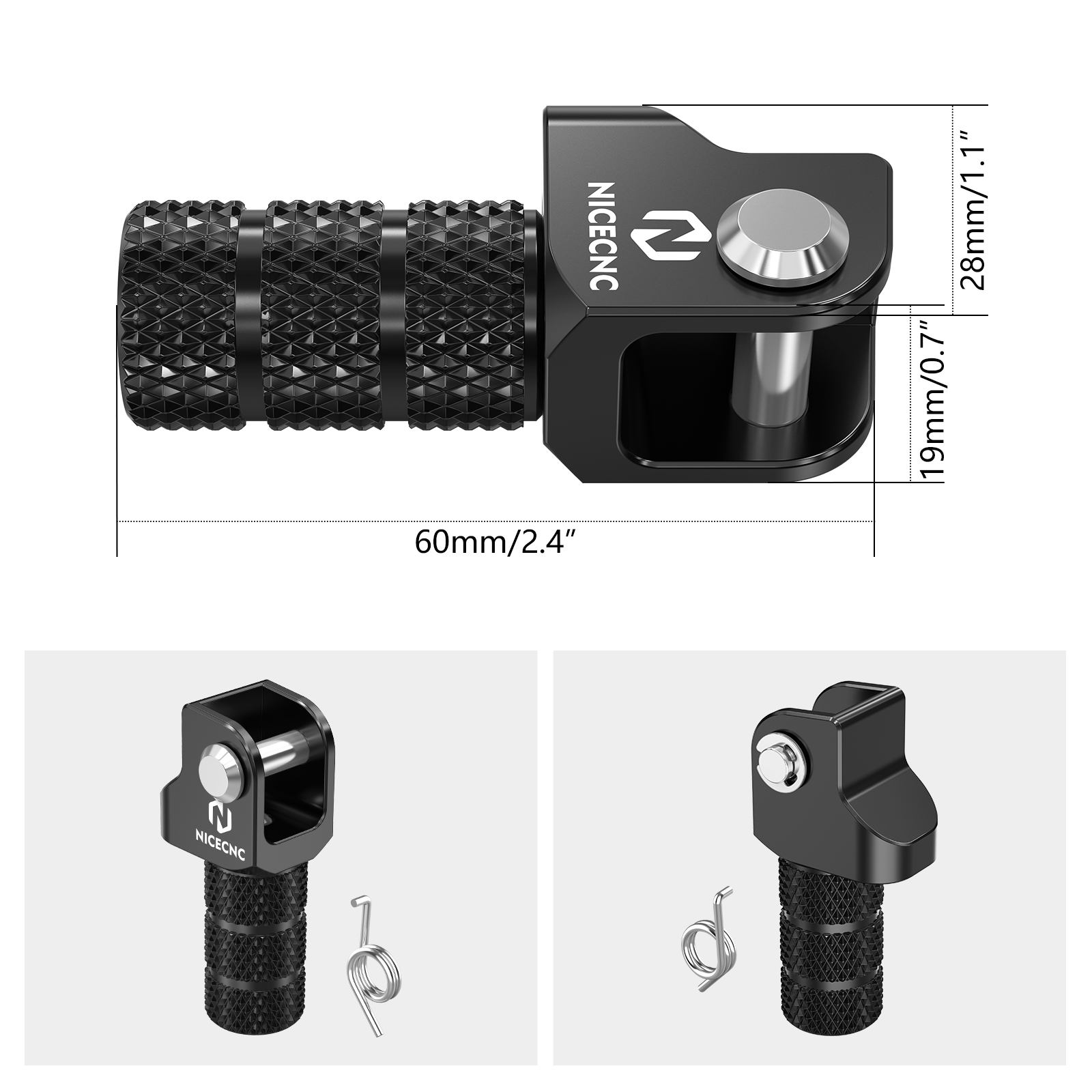 NICECNC Motorfiets Verstelbare - Motorcycle Gear Lever Extender recensie en prijs
