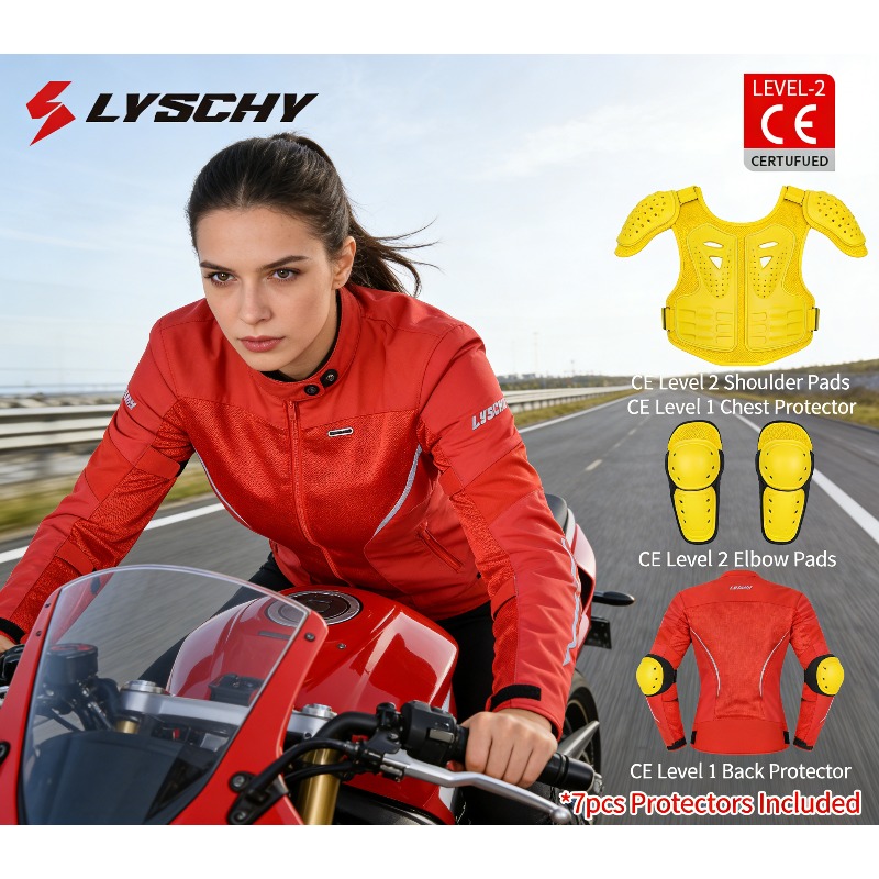 Dames motorjas van mesh, zomer - Motorcycle Gear Mesh recensie en prijs