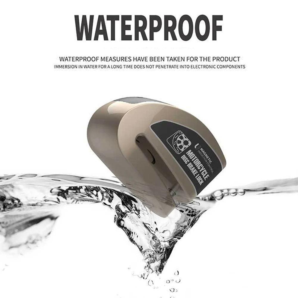 Waterdicht motorfiets alarmslo - Disc Lock Brake recensie en prijs
