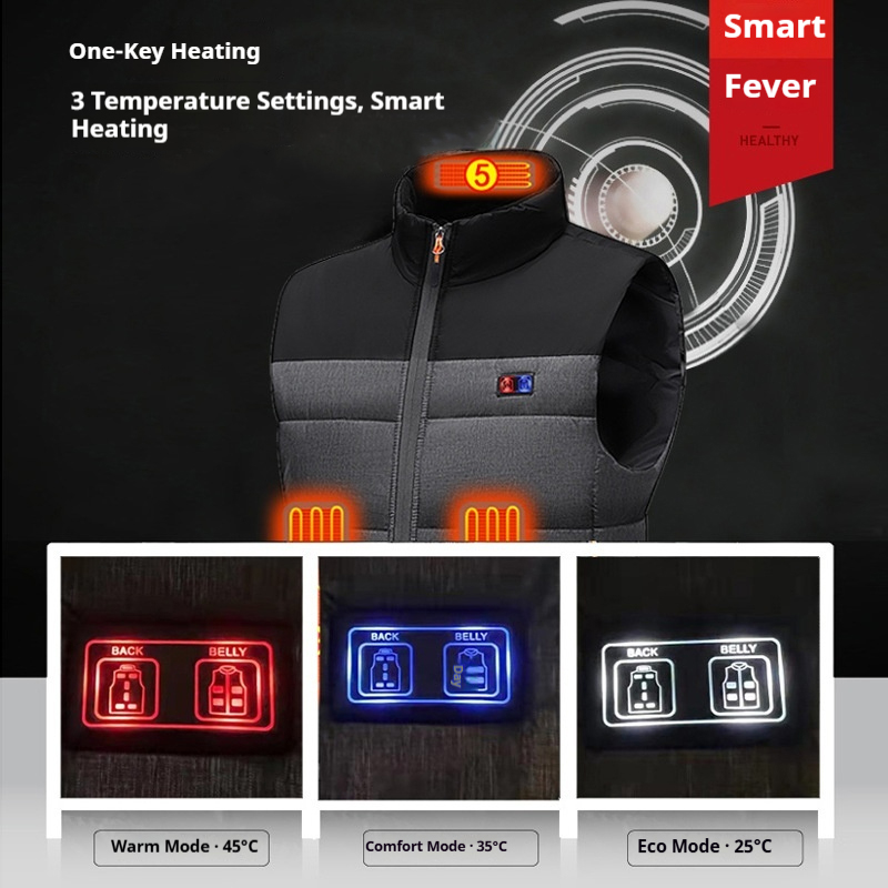 Verwarmd vest Unisex Opladen V - Motorcycle Gear Vest recensie en prijs