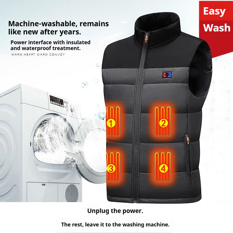 Verwarmd vest Unisex Opladen V - Motorcycle Gear Vest recensie en prijs