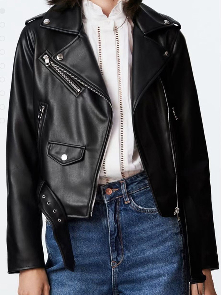 Ailegogo Streetwear Vrouwen Sl - Riding Jacket Leather recensie en prijs